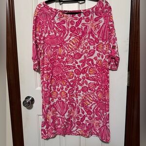 Lilly Pulitzer shell linden dress EUC size M